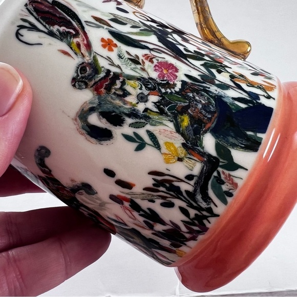 Anthropologie “Dancing Hares” Stonewear Mug by Starla M. Halfmann - Picture 6 of 7